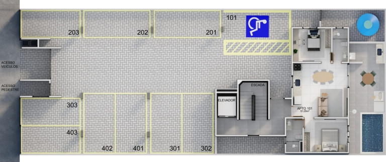 Imagem Cobertura com 3 Quartos à Venda, 101 m² em Bancários - João Pessoa Imagem Cobertura com 3 Quartos à Venda, 101 m² em Bancários - João Pessoa
