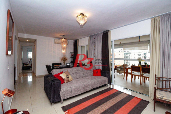 Apartamento com 3 Quartos à Venda, 132 m² em Ponta Da Praia - Santos