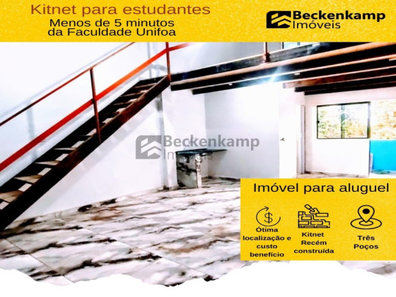 Kitnet com 1 Quarto para Alugar, 40 m² em Pinheral - Pinheiral
