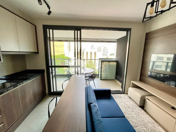 Imagem Apartamento com 1 Quarto à Venda, 46 m² em Campo Belo - São Paulo