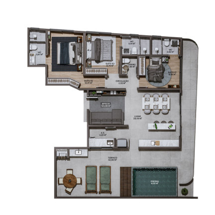Imagem Apartamento com 3 Quartos à Venda, 92 m² em Praia Brava De Itajaí - Itajaí Imagem Apartamento com 3 Quartos à Venda, 92 m² em Praia Brava De Itajaí - Itajaí