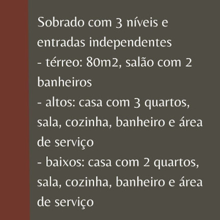 Imagem Sobrado com 5 Quartos à Venda, 250 m² em Tremembé - São Paulo Imagem Sobrado com 5 Quartos à Venda, 250 m² em Tremembé - São Paulo