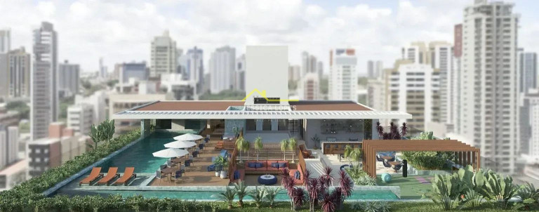 Apartamento com 2 Quartos à Venda, 62 m² em Tambaú - João Pessoa
