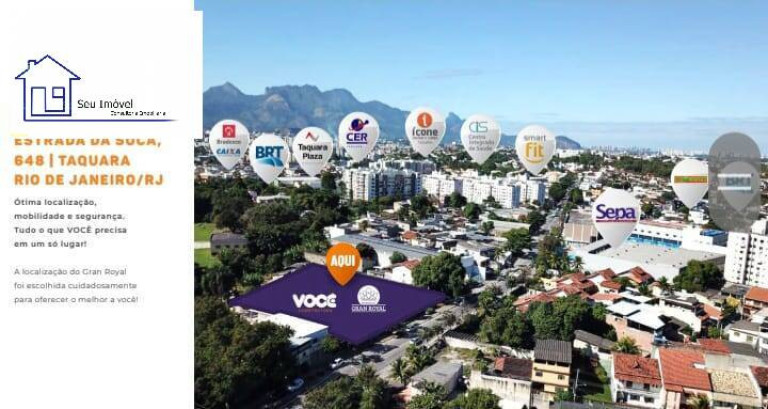 Imagem Apartamento com 2 Quartos à Venda, 51 m² em Taquara - Rio De Janeiro