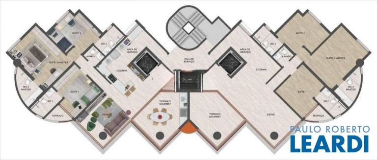 Imagem Apartamento com 3 Quartos à Venda, 126 m² em Jardim - Santo André Imagem Apartamento com 3 Quartos à Venda, 126 m² em Jardim - Santo André
