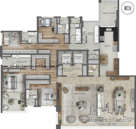 Imagem Apartamento com 4 Quartos à Venda, 280 m² em Moema - São Paulo