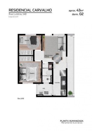 Imagem Apartamento com 2 Quartos à Venda, 36 m² em Vila Carrão - São Paulo Imagem Apartamento com 2 Quartos à Venda, 36 m² em Vila Carrão - São Paulo
