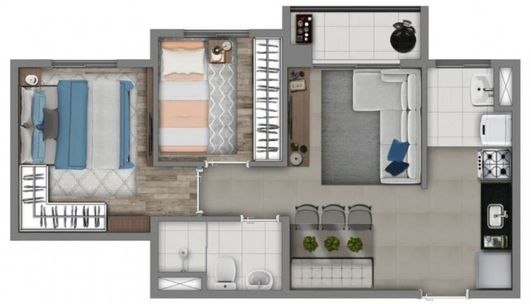Imagem Imóvel com 2 Quartos à Venda, 33 m² em Vila Prudente - São Paulo