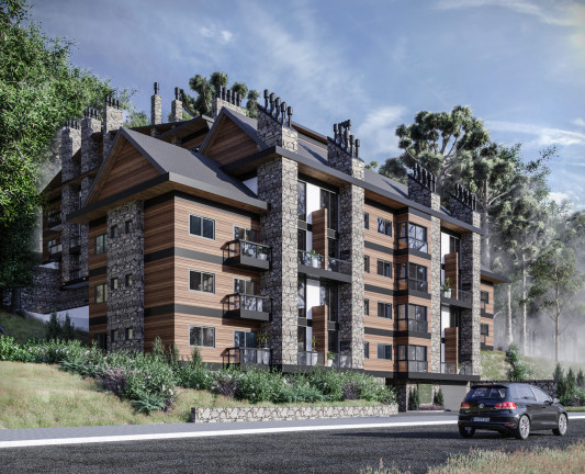 Apartamento com 1 Quarto à Venda, 67 m² em Floresta - Gramado