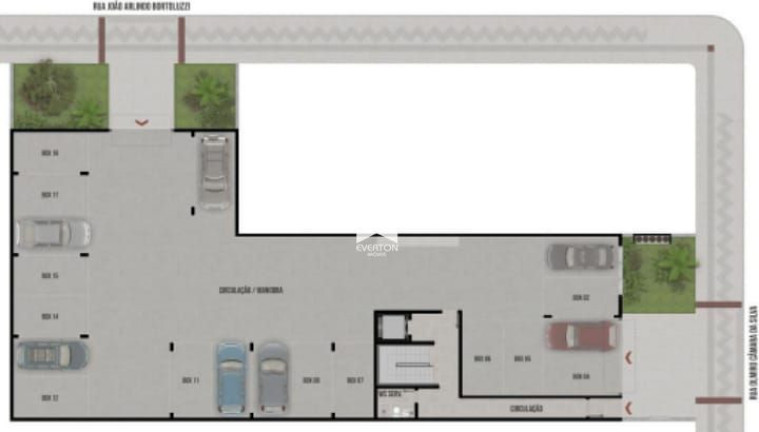 Imagem Apartamento com 1 Quarto à Venda, 38 m² em Camobi - Santa Maria