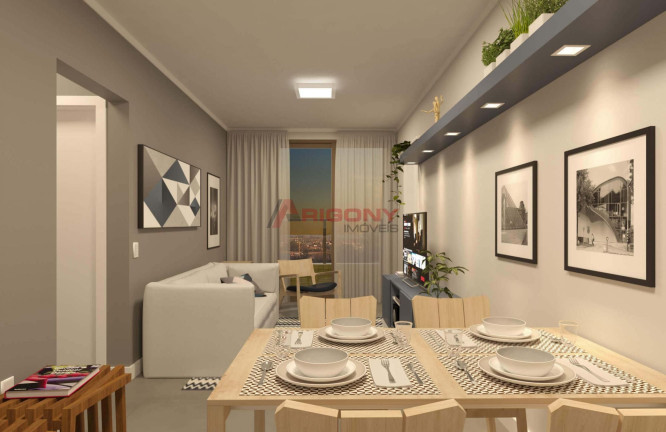 Imagem Apartamento com 1 Quarto à Venda, 48 m² em Nossa Senhora Do Rosário - Santa Maria
