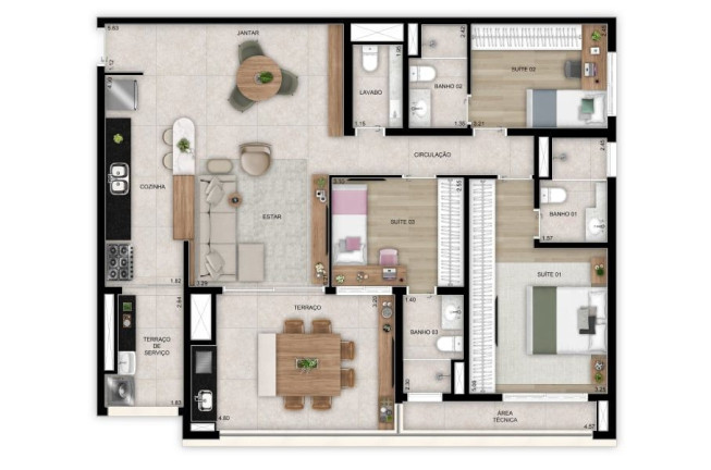 Imagem Apartamento com 3 Quartos à Venda, 97 m² em Tatuapé - São Paulo