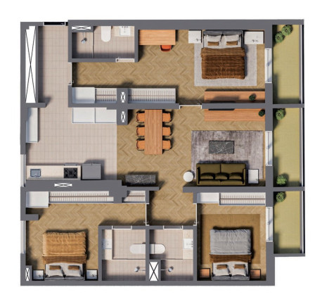 Imagem Apartamento com 3 Quartos à Venda, 107 m² em Centro - São Paulo