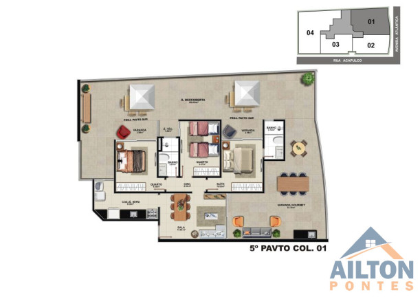 Imagem Apartamento com 3 Quartos à Venda, 103 m² em Praia Do Morro - Guarapari Imagem Apartamento com 3 Quartos à Venda, 103 m² em Praia Do Morro - Guarapari