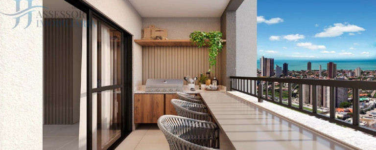 Imagem Apartamento com 2 Quartos para Alugar ou Temporada, 53 m² em Ponta Negra - Natal