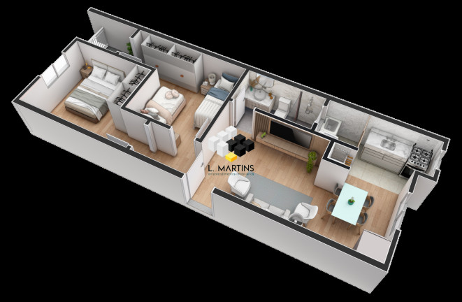 Imagem Apartamento com 2 Quartos à Venda, 54 m² em Vale Dos Pinheiros - Gramado