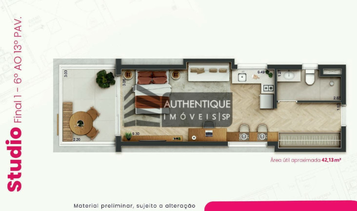 Imagem Imóvel com 1 Quarto à Venda, 33 m² em Jardim Paulista - São Paulo