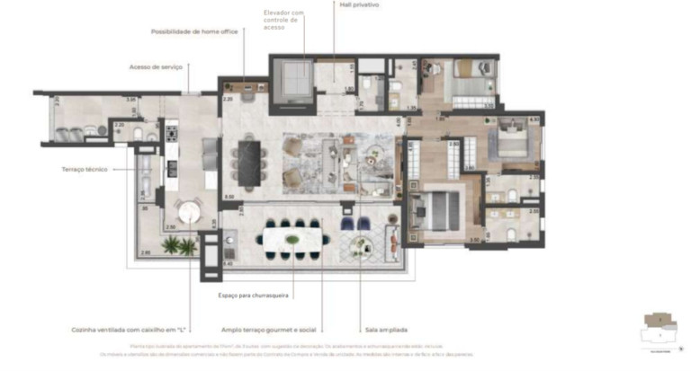 Imagem Apartamento com 4 Quartos à Venda, 174 m² em Pinheiros - São Paulo