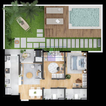 Imagem Apartamento com 3 Quartos à Venda, 52 m² em Hauer - Curitiba