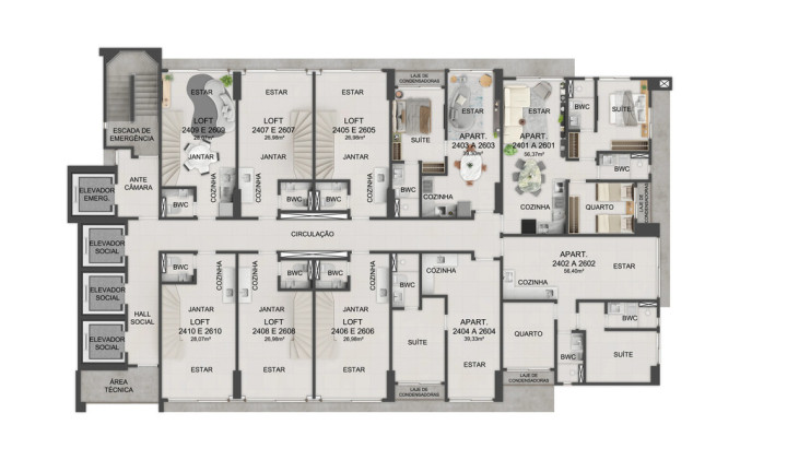 Imagem Apartamento com 1 Quarto à Venda, 46 m² em Imbiribeira - Recife