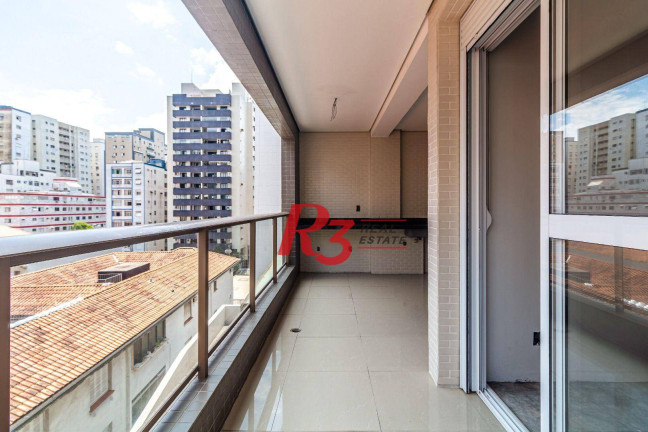 Apartamento com 3 Quartos à Venda, 128 m² em Embaré - Santos