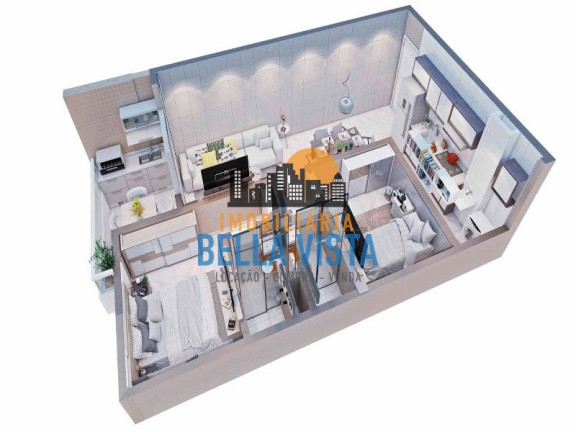 Imagem Apartamento com 2 Quartos à Venda, em Centro - São Vicente Imagem Apartamento com 2 Quartos à Venda, em Centro - São Vicente