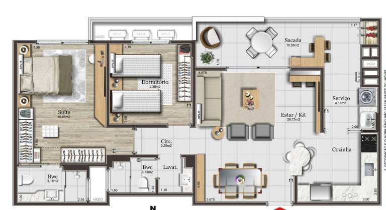 Imagem Apartamento com 2 Quartos à Venda, 89 m² em Campinas - São José Imagem Apartamento com 2 Quartos à Venda, 89 m² em Campinas - São José