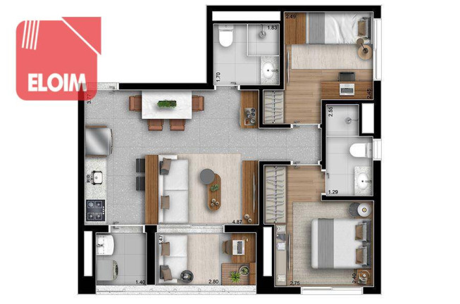 Imagem Apartamento com 2 Quartos à Venda, 58 m² em Perdizes - São Paulo Imagem Apartamento com 2 Quartos à Venda, 58 m² em Perdizes - São Paulo