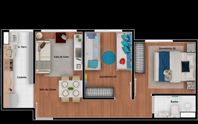 Imagem Imóvel com 2 Quartos à Venda, 43 m² em Barra Funda - São Paulo