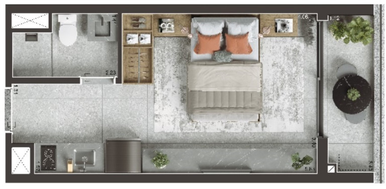 Imagem Apartamento à Venda, 28 m² em Vila Olímpia - São Paulo