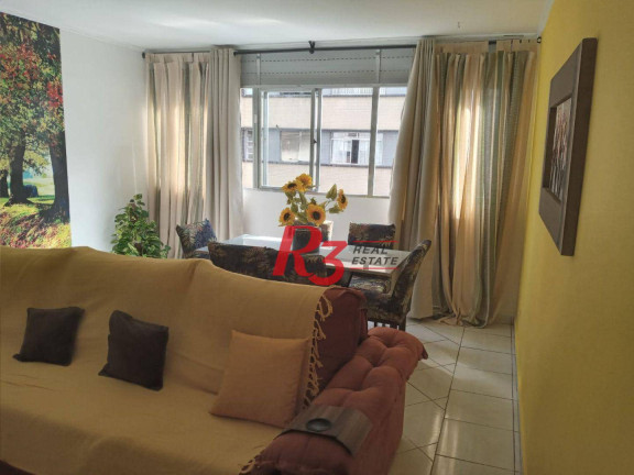 Imagem Apartamento com 2 Quartos à Venda ou Locação, 107 m² em Gonzaga - Santos