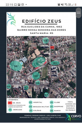 Imagem Apartamento com 2 Quartos à Venda, 76 m² em Nossa Senhora Das Dores - Santa Maria Imagem Apartamento com 2 Quartos à Venda, 76 m² em Nossa Senhora Das Dores - Santa Maria