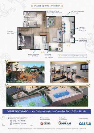 Imagem Apartamento com 2 Quartos à Venda, 47 m² em Recreio Estoril - Atibaia Imagem Apartamento com 2 Quartos à Venda, 47 m² em Recreio Estoril - Atibaia