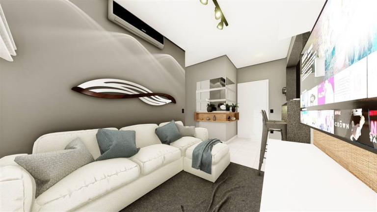 Imagem Apartamento com 1 Quarto à Venda, 48 m² em Caiçara - Praia Grande