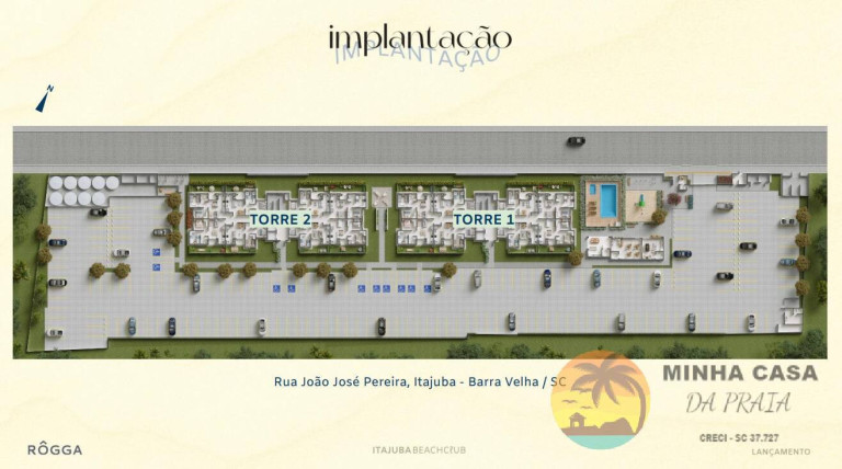 Imagem Apartamento com 2 Quartos à Venda, 50 m² em Itajuba - Barra Velha