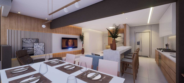 Imagem Apartamento com 3 Quartos à Venda, 125 m² em Vila Assunção - Santo André