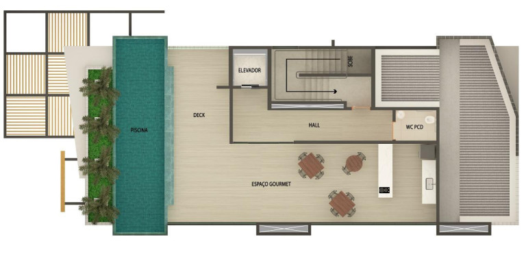 Imagem Apartamento com 1 Quarto à Venda, 33 m² em Manaira - João Pessoa