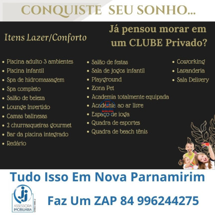 Imagem Apartamento com 2 Quartos para Alugar ou Temporada, 47 m² em Nova Parnamirim - Parnamirim Imagem Apartamento com 2 Quartos para Alugar ou Temporada, 47 m² em Nova Parnamirim - Parnamirim