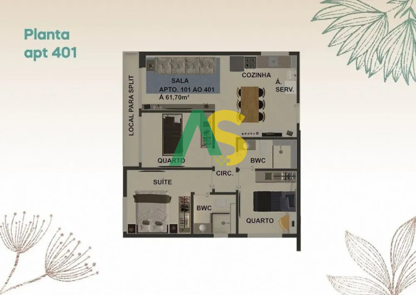 Imagem Imóvel com 1 Quarto à Venda, 22 m² em Paissandu - Recife