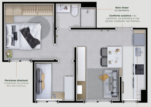 Imagem Apartamento com 2 Quartos à Venda, 35 m² em Jardim Bela Vista - Santo André Imagem Apartamento com 2 Quartos à Venda, 35 m² em Jardim Bela Vista - Santo André