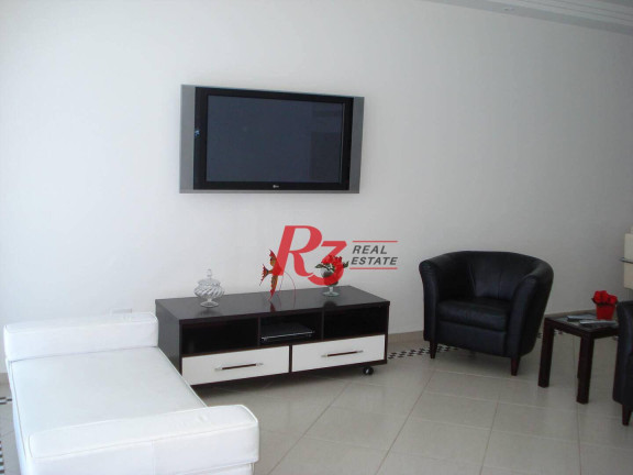 Imagem Apartamento com 3 Quartos à Venda ou Locação, 126 m² em Gonzaga - Santos