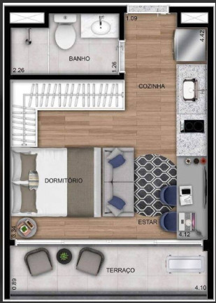 Imagem Apartamento com 1 Quarto à Venda, 26 m² em água Branca - São Paulo Imagem Apartamento com 1 Quarto à Venda, 26 m² em água Branca - São Paulo