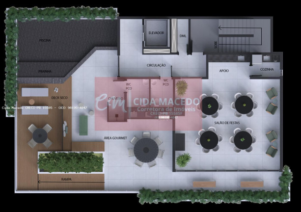 Imagem Apartamento com 2 Quartos à Venda, 56 m² em Aeroclube - João Pessoa