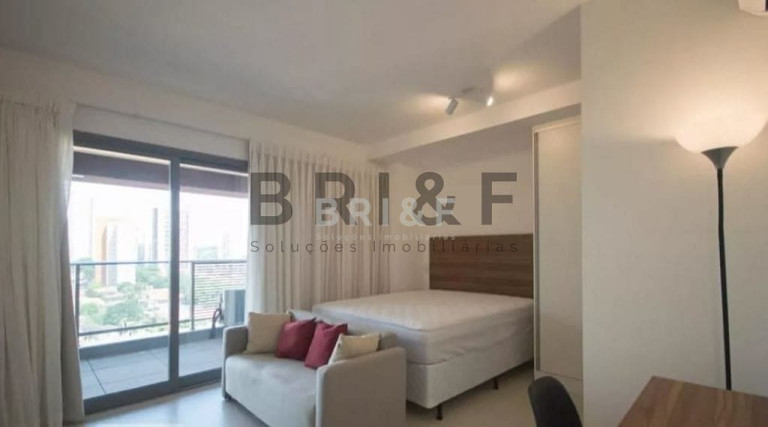 Imagem Apartamento com 1 Quarto para Alugar, 40 m² em Brooklin - São Paulo Imagem Apartamento com 1 Quarto para Alugar, 40 m² em Brooklin - São Paulo