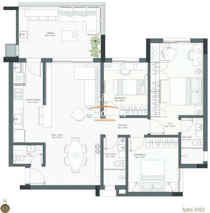 Imagem Apartamento com 3 Quartos à Venda, 107 m² em Panazzolo - Caxias Do Sul