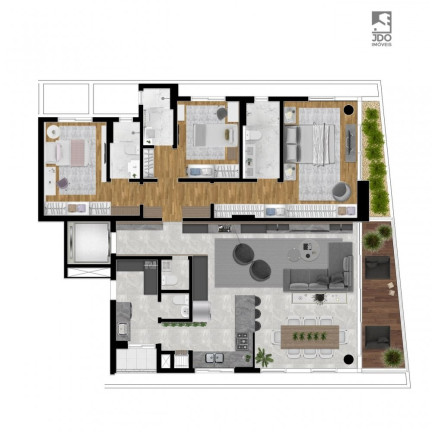 Imagem Apartamento com 3 Quartos à Venda, 199 m² em água Verde - Curitiba Imagem Apartamento com 3 Quartos à Venda, 199 m² em água Verde - Curitiba