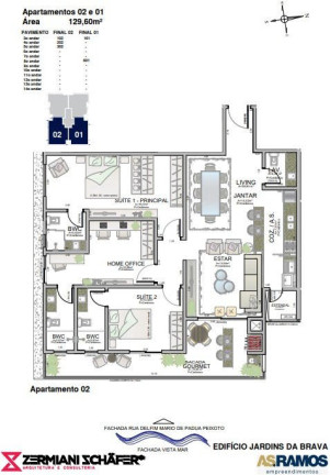 Imagem Apartamento com 3 Quartos à Venda, 129 m² em Praia Brava - Itajaí Imagem Apartamento com 3 Quartos à Venda, 129 m² em Praia Brava - Itajaí