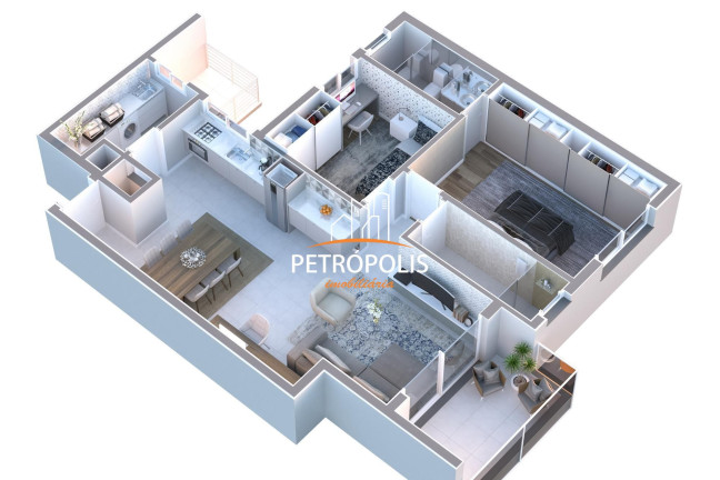 Imagem Apartamento com 2 Quartos à Venda, 92 m² em Nossa Senhora De Lourdes - Caxias Do Sul Imagem Apartamento com 2 Quartos à Venda, 92 m² em Nossa Senhora De Lourdes - Caxias Do Sul