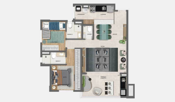 Imagem Apartamento com 4 Quartos à Venda, 151 m² em City América - São Paulo Imagem Apartamento com 4 Quartos à Venda, 151 m² em City América - São Paulo