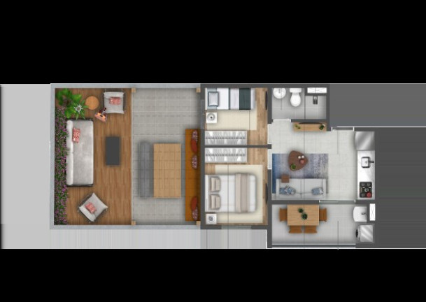Imagem Apartamento com 1 Quarto à Venda, 35 m² em Mooca - São Paulo